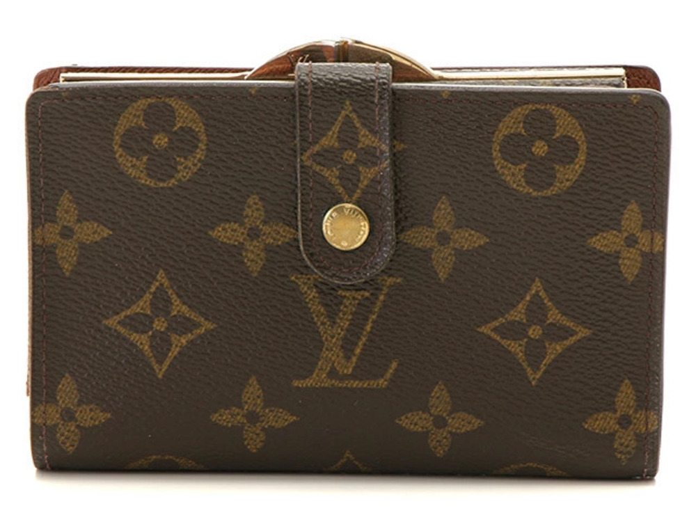LOUIS VUITTON Portemonnaie Wallet Viennois Monogram Brown